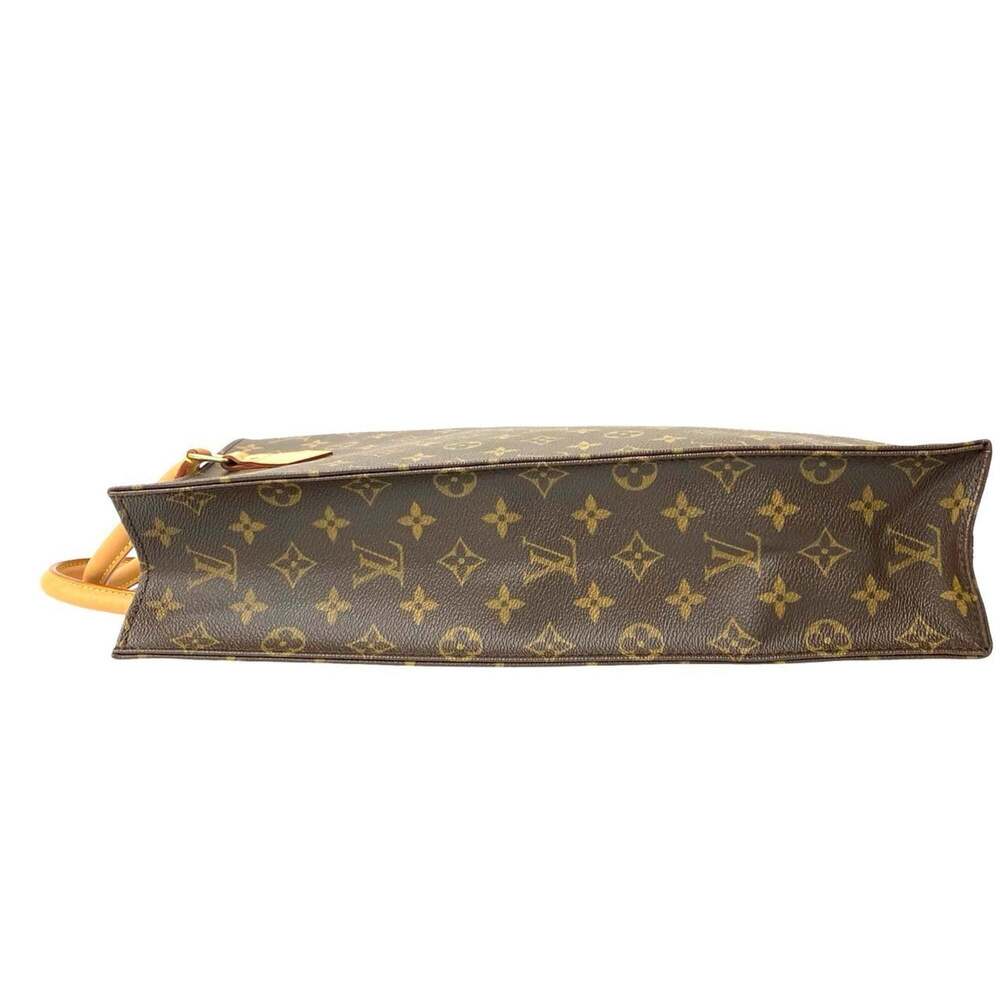 LOUIS VUITTON Brown Monogram Leather Tote Bag - Picture 5 of 10